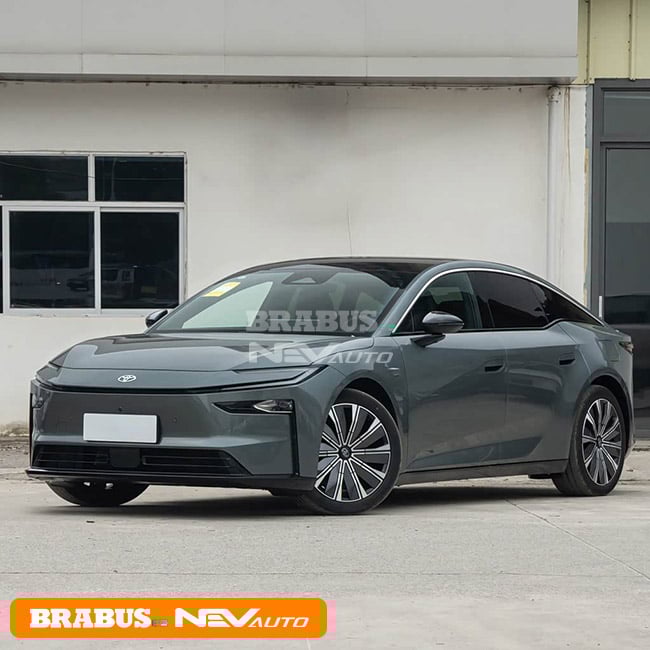 TOYOTA BZ7 Indigo Cloud and Emerald